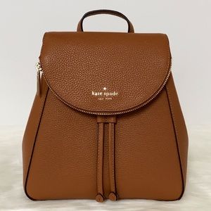 New💃Kate Spade leila flap backpack in Gingerbread